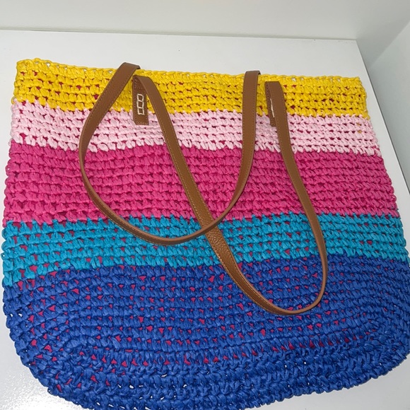 Woman Within Handbags - Colorful Beach Bag